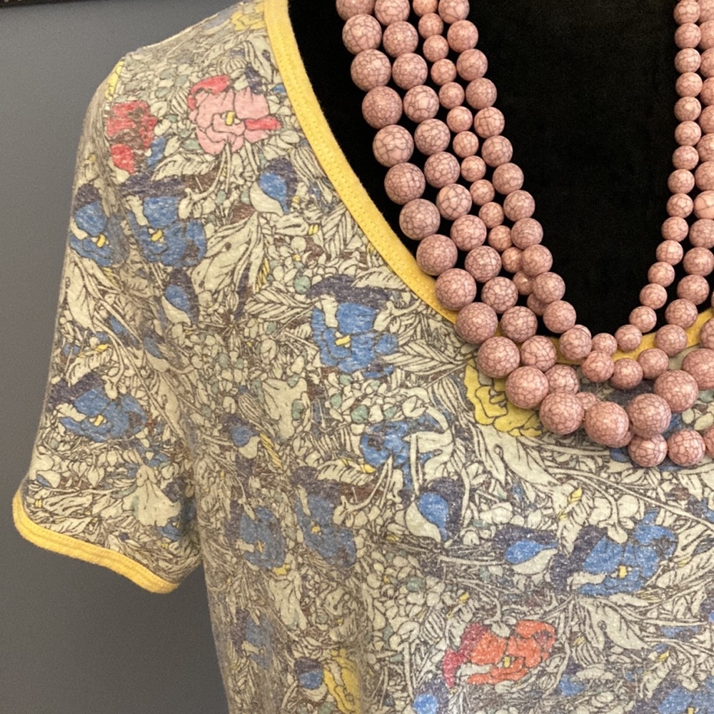 LulaRoe Waterrcolor Floral Print Classic Tee